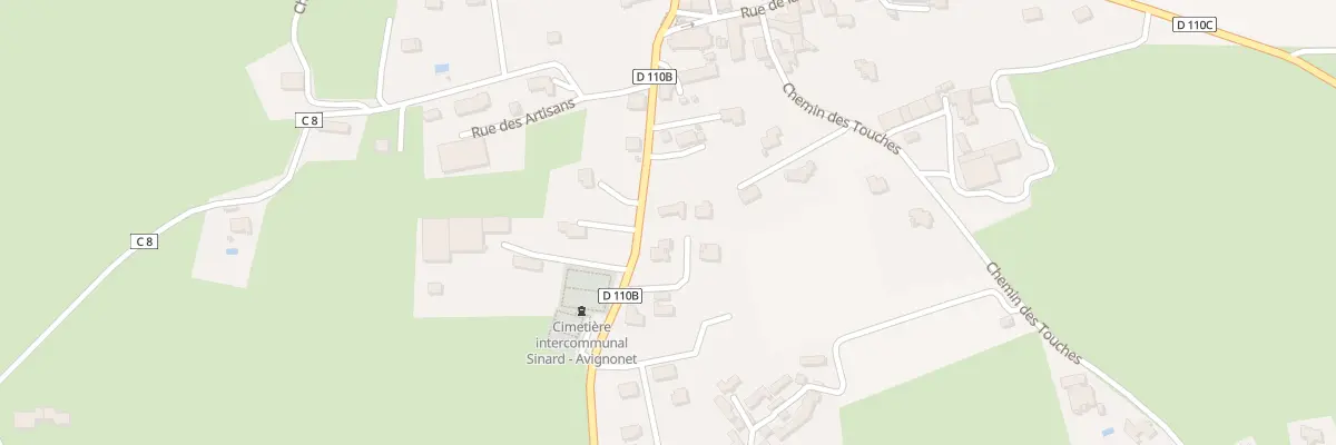 Plan de Pre La Cure à Sinard