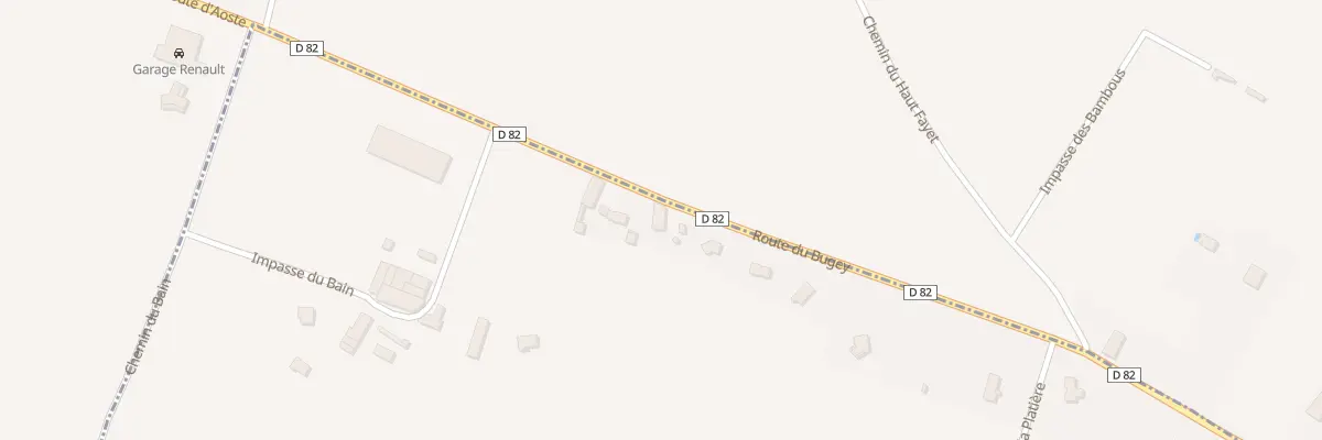 Plan du 1057 Rte du Bugey au Pont-de-Beauvoisin
