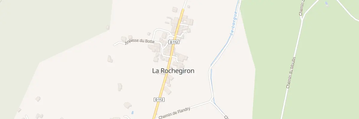 Plan du 5031 Le Village à La Rochegiron