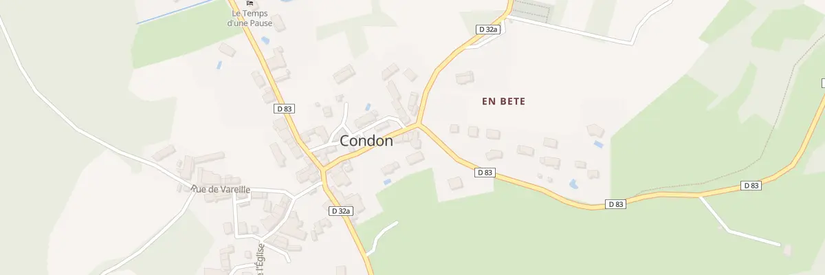 Plan du 116 Rue du Centre à Andert-et-Condon