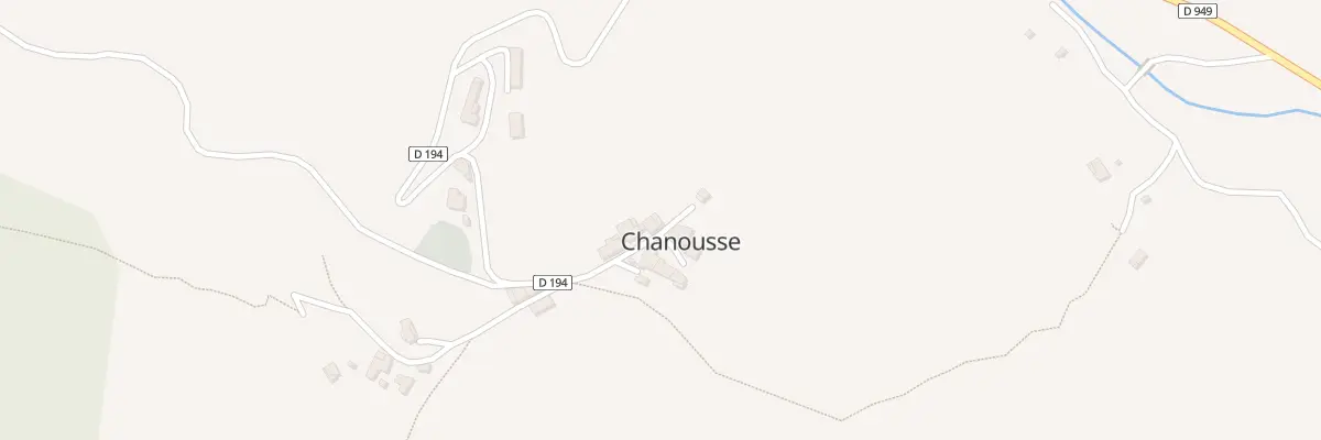 Plan du 5007 Le Village à Chanousse