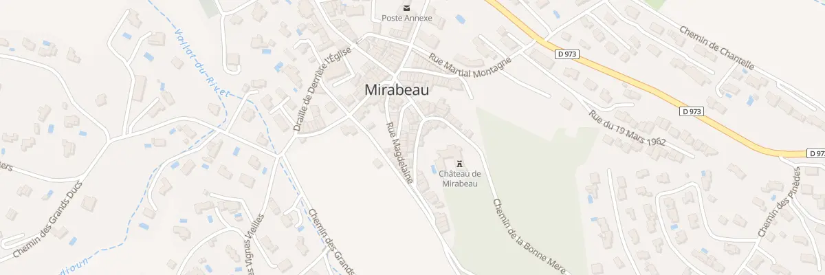 Plan du 5040 Le Village à Mirabeau