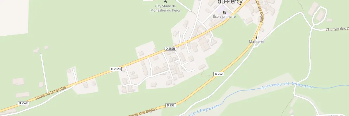 Plan du 5056 Le Village à Monestier-du-Percy