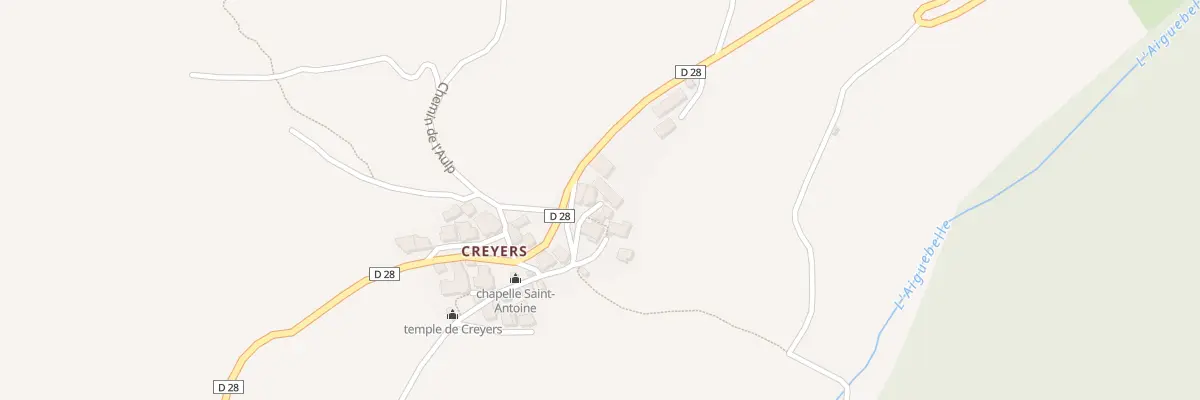 Plan du 5047 Crayers à Montbrand