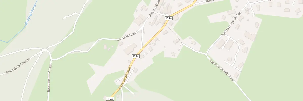 Plan du 11 Rte de Nantua à Apremont