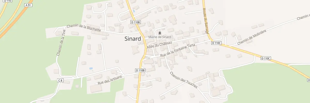 Plan du 5042 Sinard à Sinard