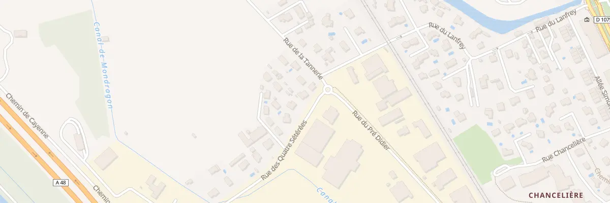 Plan du 2 Rue des Quatre Seterees à Fontanil-Cornillon