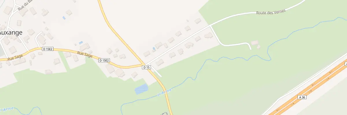 Plan du 4 Rte des Vernes à Auxange