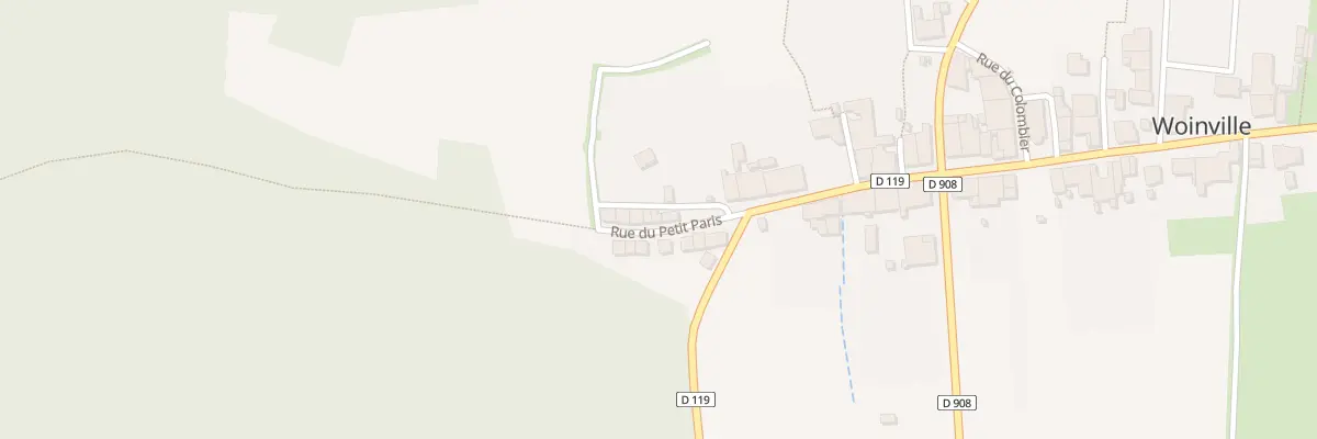 Plan du 9 Rue du Petit Paris à Buxières-sous-les-Côtes