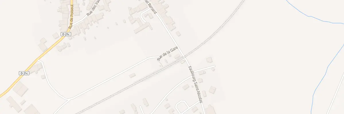 Plan du 10 Rue du Colonel Renard à Damblain