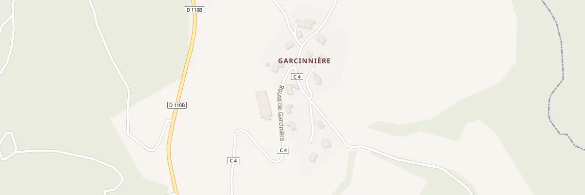 Plan du 534 Rte de Garcinière à Treffort