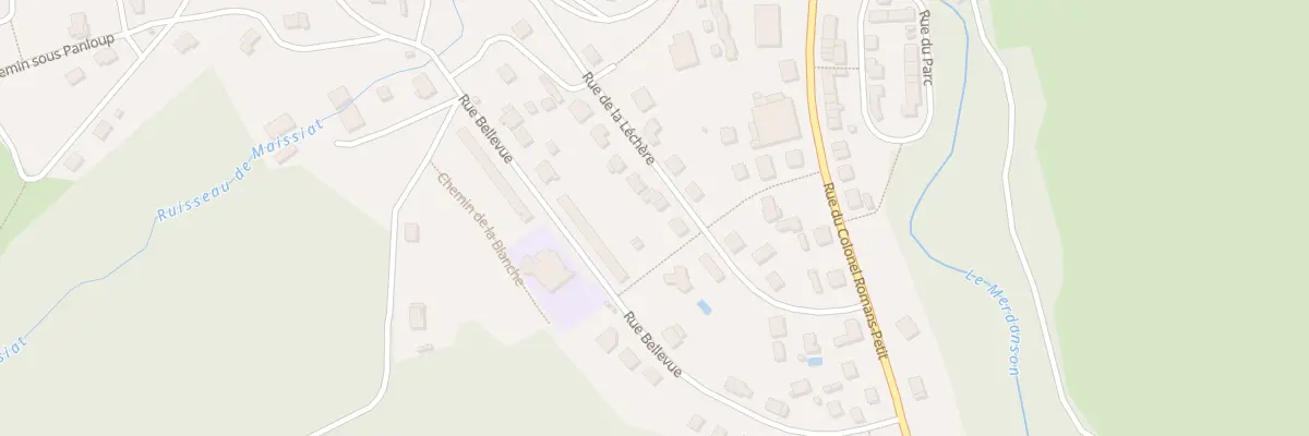 Plan du 9 Rue de la Léchère à Dortan