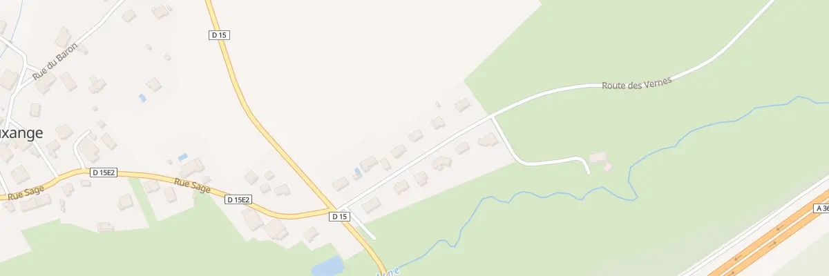 Plan du 9 Rte des Vernes à Auxange