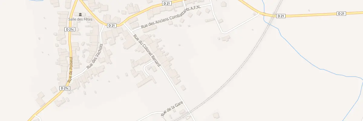 Plan du 17 Rue du Colonel Renard à Damblain