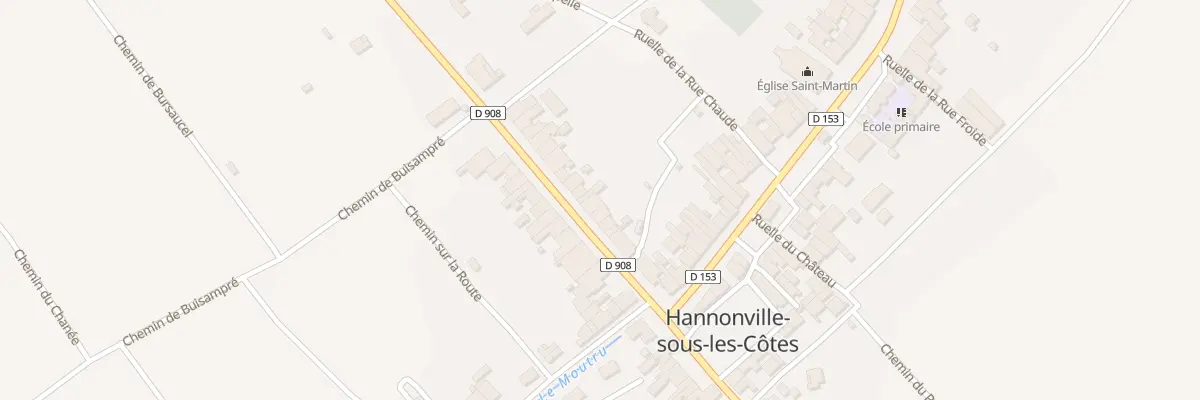 Plan du 12 Rue de Fresnes à Hannonville-sous-les-Côtes