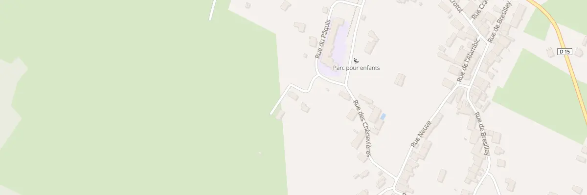 Plan du 10 Rue du Paquis à Montagney