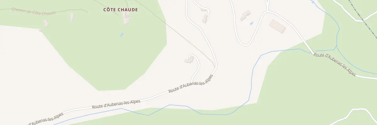 Plan du 1159 Rte d’Aubenas les Alpes à Vachères