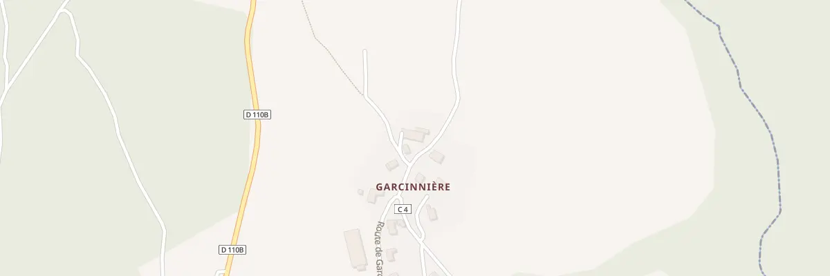 Plan du 631 Rte de Garcinière à Treffort