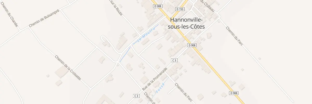Plan du 8B Rue de la Promenade à Hannonville-sous-les-Côtes