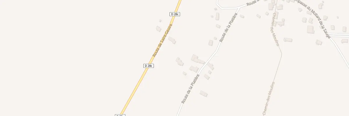 Plan du 393 Rte de Saint Geoire à Velanne