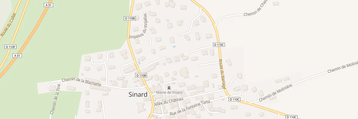 Plan du 5116 Lot Le Grand Pre à Sinard