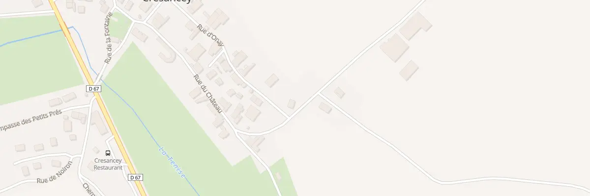 Plan du 6 Rue d’Onay à Cresancey