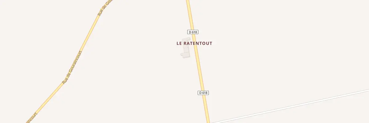 Plan du 1 Rte Nationale à Senon