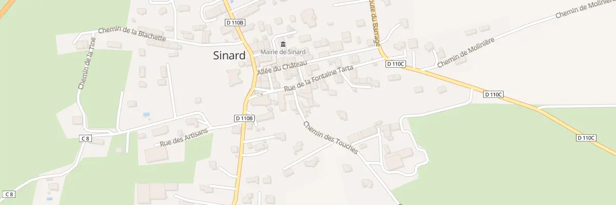 Plan du 5083 Che des Touches à Sinard