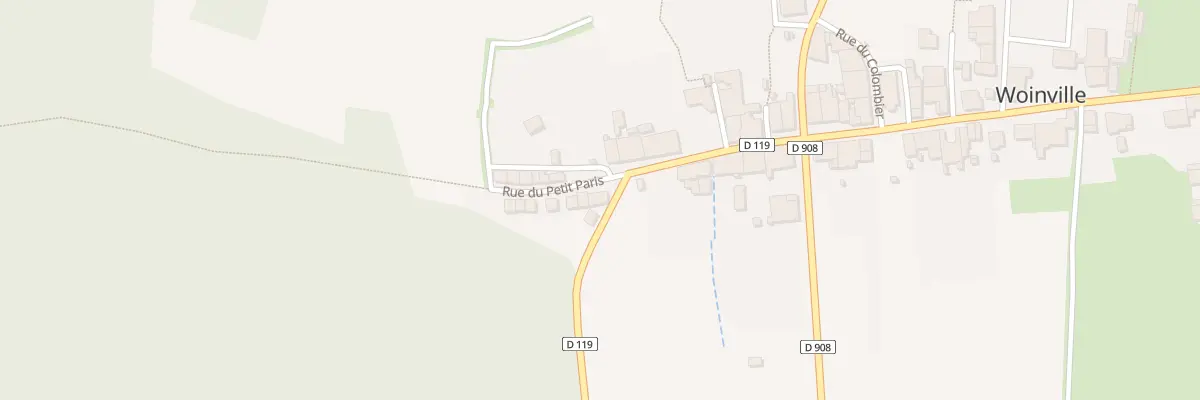 Plan du 12 Rue du Petit Paris à Buxières-sous-les-Côtes