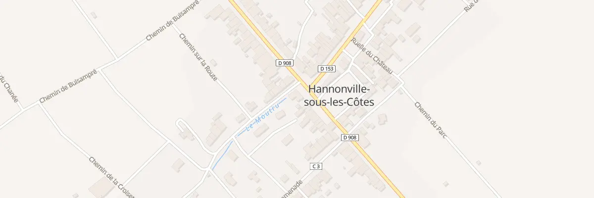 Plan du 13 Rue de Fresnes à Hannonville-sous-les-Côtes