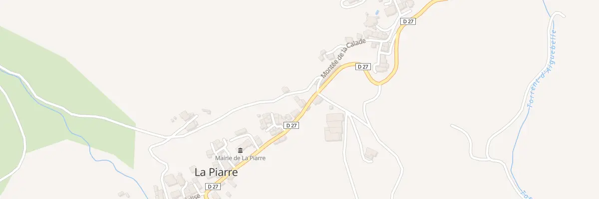 Plan du 5011 Le Mas à La Piarre
