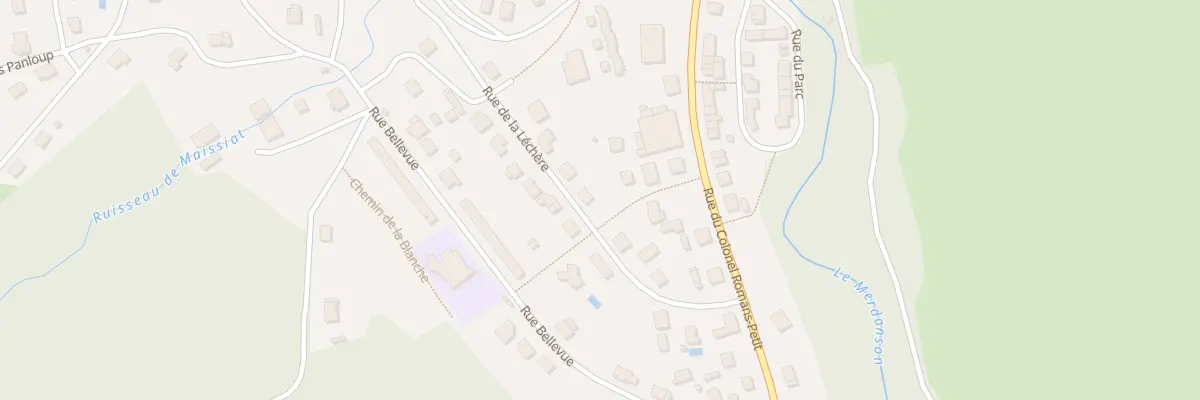 Plan du 8 Rue de la Léchère à Dortan