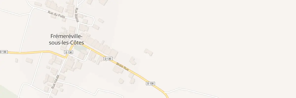 Plan du 23 Braie Rue à Frémeréville-sous-les-Côtes