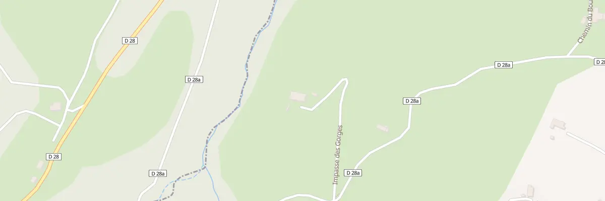 Plan du 288 Imp des Gorges à Merlas