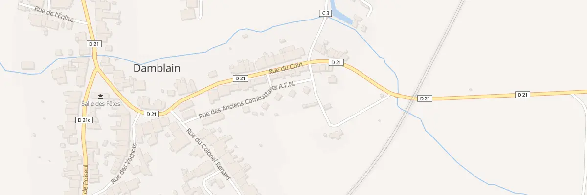 Plan du 16 Rue des Anciens Combattants Af à Damblain