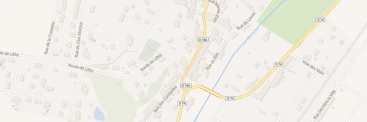 Plan du 14 Rue du Lt Bastian à Bazoilles-sur-Meuse