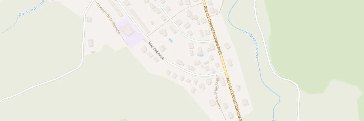 Plan du 8 Rue Bellevue à Dortan