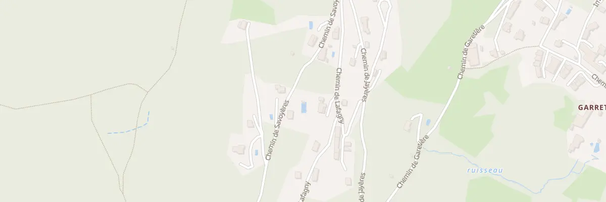 Plan du 6 Che de Savoyères à Claix