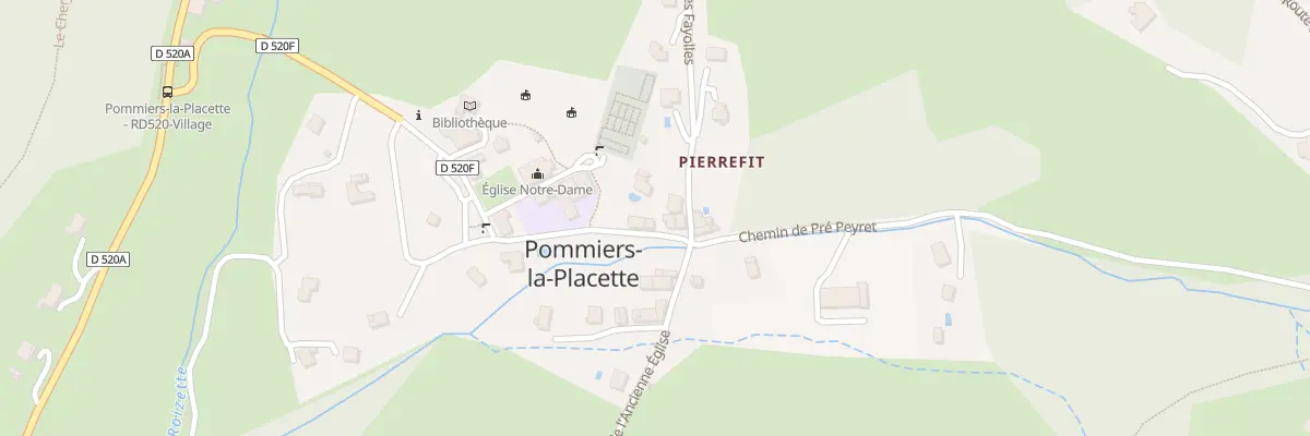 Plan du 5096 Le Village à La Sure en Chartreuse