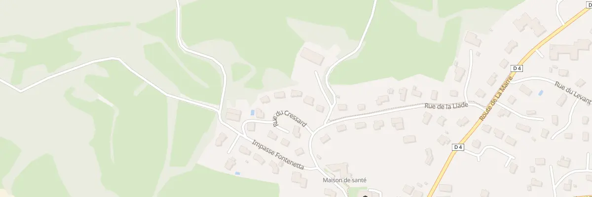 Plan du 6 Rue du Cressard à Hauteroche