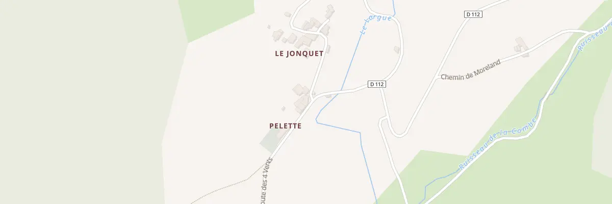 Plan du 5040 Le Jonquet à La Rochegiron