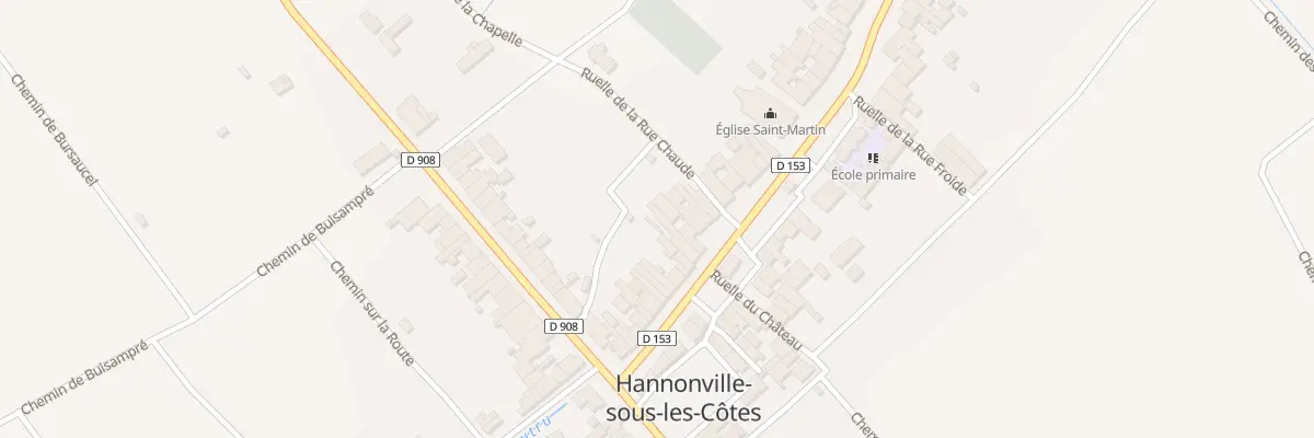 Plan du 21 Rue Chaude à Hannonville-sous-les-Côtes
