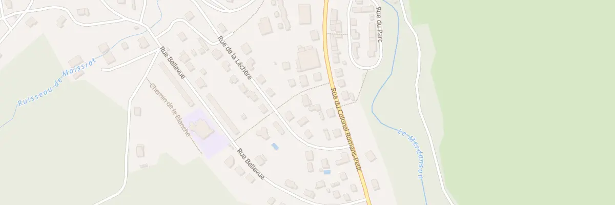 Plan du 30 Rue du Colonel Romans Petit à Dortan