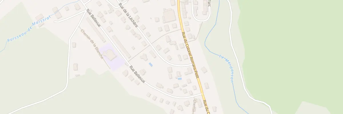 Plan du 2 Rue de la Léchère à Dortan
