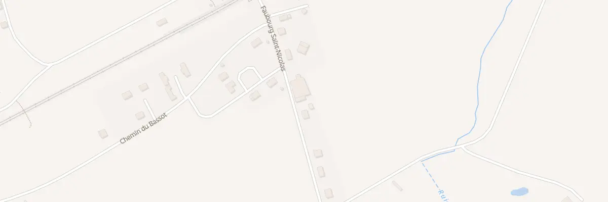 Plan du 5 Faubourg Saint-nicolas à Damblain