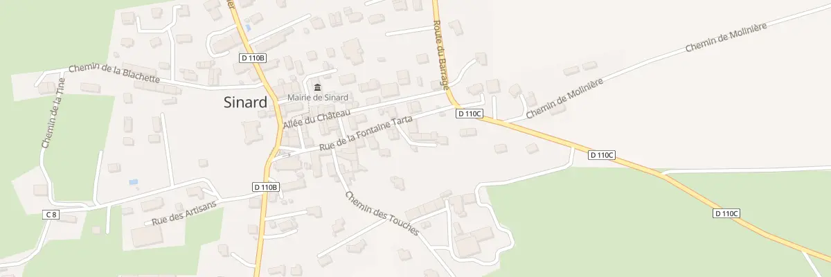 Plan du 27 Imp de l’Oche à Sinard