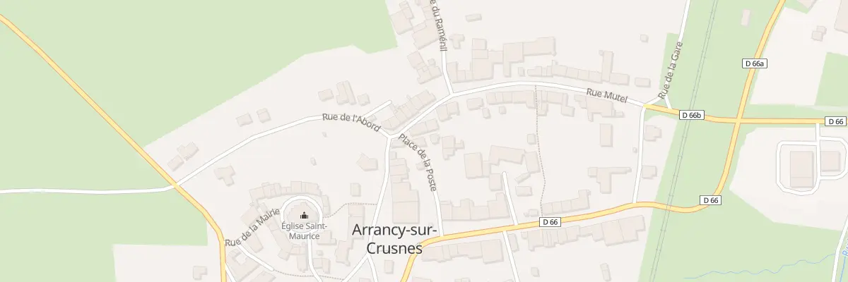Plan du 1 Pl de la Poste à Arrancy-sur-Crusnes