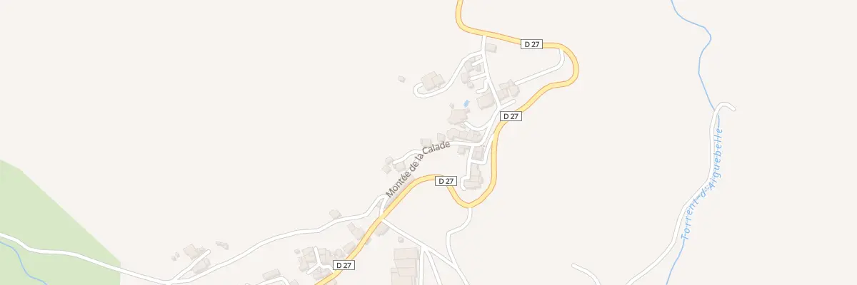 Plan du 93 Mte de la Calade à La Piarre