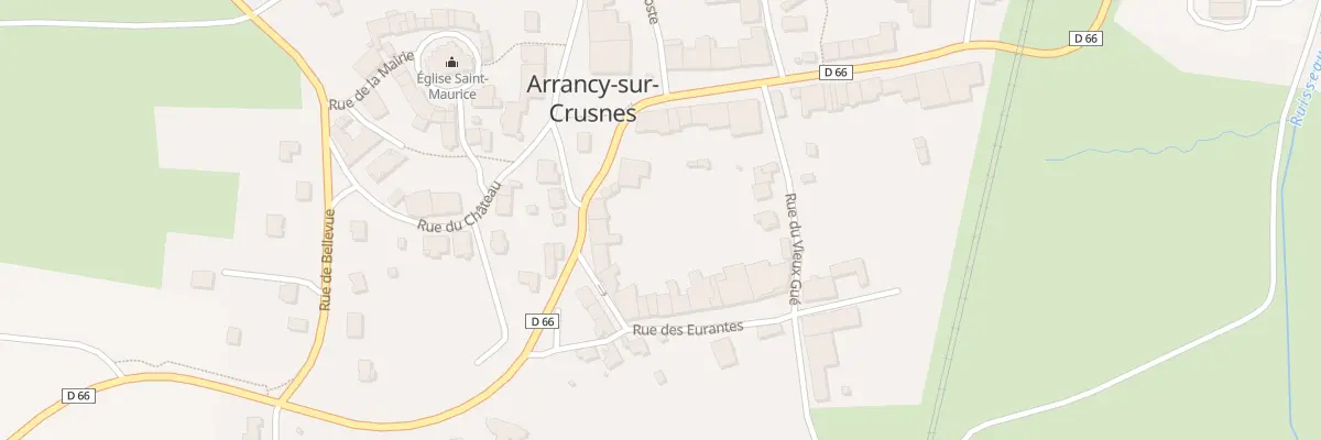 Plan du 2 Rue du Milieu à Arrancy-sur-Crusnes