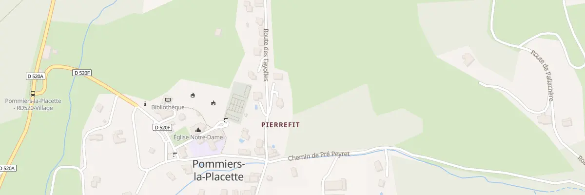 Plan du 86 Rte des Fayolles à La Sure en Chartreuse